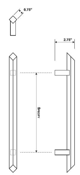 Rockwood RM7810 Door Pull Product Specs
