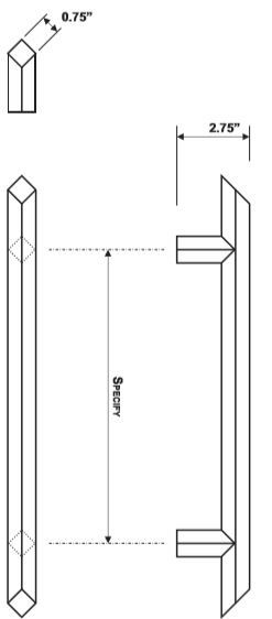 Rockwood RM7815 Door Pull Product Speca