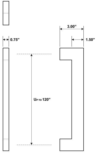 Rockwood RM7910 Door Pull Product Specs
