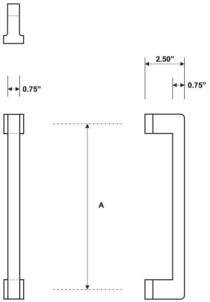 Rockwood RM7960 Door Pull Product Specs