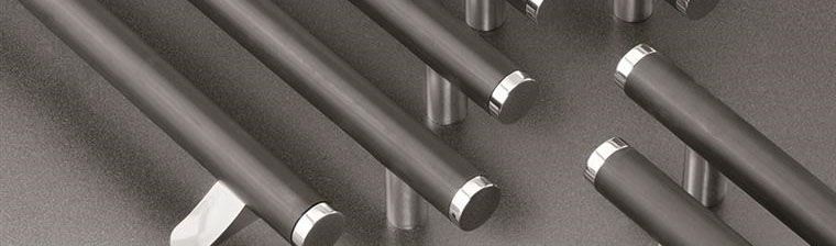 SoftTek Black Santoprene Architecural Door Pulls made by Rockwood Manufacturers