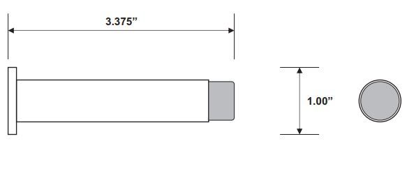 Rockwood RM876 Door Stop Product Specs