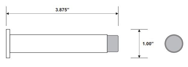 Rockwood RM877 Door Stop Product Specs