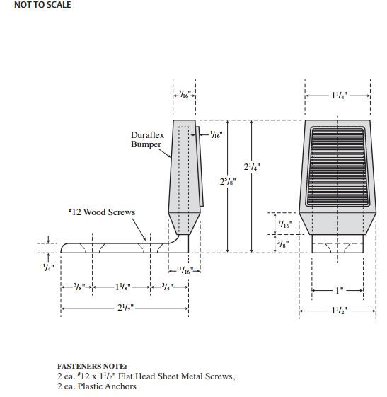 Rockwood steel angle stop