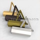 Door Closers in 4 finishes, white, black, gold and bronze