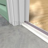 Door Threshold with weatherstrip rubber on the top