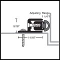 NGP 106N Door Gasket, 1.0625" Aluminum Casing with Adjustable .25" Neoprene Seal