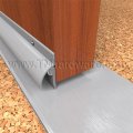 NGP 1015V Door Sweep, 1.1875" Aluminum Casing with Rain Drip and .3125" Vinyl Seal