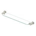 Deltana BBN Series, Zinc/Aluminum, Clear Glass Shelf Satin Nickel (US15) Finished