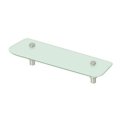 Deltana BBS Bath Series Solid Brass, Frosted Glass Shelf  Finish: Oil-Rubbed Bronze (US10B) Finished