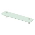 Deltana BBS Bath Series Solid Brass, Frosted Glass Shelf Oil-Rubbed Bronze (US10B) Finished