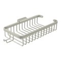 Deltana Wire Basket, Rectangular Shallow With Hook Polished Nickel (US14) Finished
