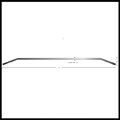 NGP 1012SS Utility Threshold,10" Stainless Steel, .5" Height