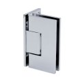 FHC Glendale Series Wall Mount Hinge for Shower Doors - Offset Back Plate, Satin Nickel (US15) Finished