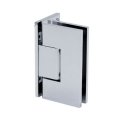 FHC Glendale Square Positive Close Wall Mount Hinge for Shower Doors, Satin Nickel (US15) Finished