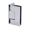 FHC Glendale Adjustable Square Wall Mount Hinge for Shower Doors, Satin Nickel (US15) Finished
