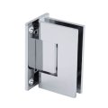 FHC Glendale Square Positive Close Wall Mount Hinge for Shower Doors, Satin Nickel (US15) Finished