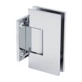 FHC Venice Adjustable Square Wall Mount Hinge for Shower Doors, Satin Nickel (US15) Finished