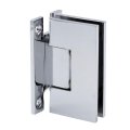 FHC Venice H Back Plate Wall Mount Hinge for Shower Doors, Satin Nickel (US15) Finished