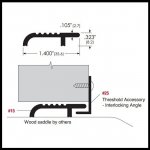 Zero #15 Interlocking Threshold Cap, 1.4" Bronze, .323" Height