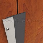 Zero #339W-MS Meeting Stile, Aluminum or Bronze Casing with 1.5" Neoprene Seal