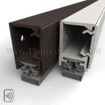 Door Gasket, Aluminum Casing with Cover and Magnetic Seal