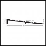 NGP 654 Aluminum Wheelchair Ramp, .5" Height, 4" Width