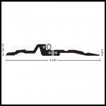 NGP 8433 Latching Panic Exit Threshold, 4.125" Aluminum with Thermal Break and Choice of Seals, .5" Height