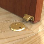 Deltana Magnetic Flush Door Holder, 2-1/2" Diameter