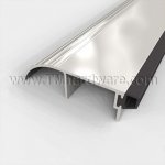 Pemko #149 Bumper Threshold, 2.5" Aluminum for Outswing Doors with Choice of Seals, .75" H