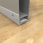 Aluminum Mill Finish Door Shoe