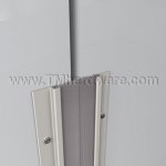 Pemko #18061MS Meeting Stile, .75" Aluminum Casing with .625" Brush Seal