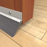 Pemko #45137 Door Gasket and Sweep, Aluminum with 1.375" Angled Brush