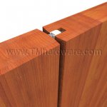 Pemko #300 Meeting Stile, Mortised Aluminum or Bronze with Self Adjusting Brush Seal, .375" Gaps