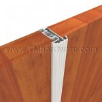 Pemko #3443 Meeting Stile, Aluminum, Locking Slide Bolt with Double Seal for Outswing Door