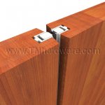 Pemko #354 Meeting Stile Set, Mortised Aluminum or Bronze with Adjustable Seal