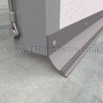 Gray Vinyl Door Bottom Weatherstrip by Pemko for Overhead Garage Doors