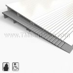 Pemko #R1F Modular Ramp, Aluminum 1" Height, 12.375" Length