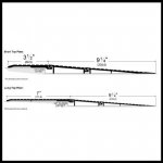 Pemko #PR.5OS Modular Ramp with Top Plate, Aluminum .5" Height, 9.25" Length