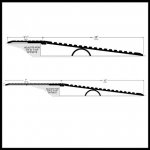 Pemko #RVAR Ramp Assembly with Top Plate, 10" Length for Various Heights