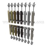 Rockwood Combination Flush Bolt Set for Metal Doors #2845 or Self Latching Top Bolt Only #2805