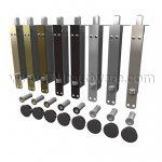 Rockwood Automatic Flush Bolt with Bottom Fire Bolt for Wood Doors #2948
