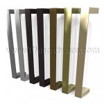 Rockwood PlanTek RM5204 Offset Cast Pull with a Flat Front, 8" and 12" CTC