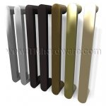 Rockwood PlanTek RM5210 - RM5220 Straight Flat Front Pull with Radius Ends, 10" - 18" CTC