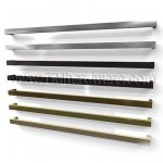 Rockwood PlanTek RM5232 - RM5242 Flat Front Push Bar with Flat Ends, up to 36" CTC
