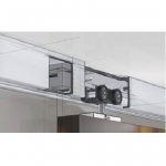 Hettich TopLine Grant HD Single Track, Aluminum, Doors up to 325 Lbs