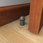 Deltana Round Universal Floor Bumper With Dome Cap, 2-1/8" Tall