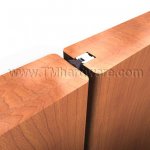 Zero #34 Meeting Stile, Aluminum With .3" Pile Brush and Fin Seal, Mortised