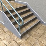 Zero #3672 - #3676 Traction Tread™ Safety Stair Treads, Aluminum, 2" - 6" Depth