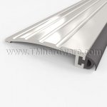 Zero #628 Bumper Threshold, 2.9" (W) Aluminum with Neoprene Seal for Outswing Doors, .5" H